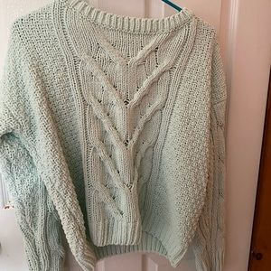 Lightweight light blue sweater